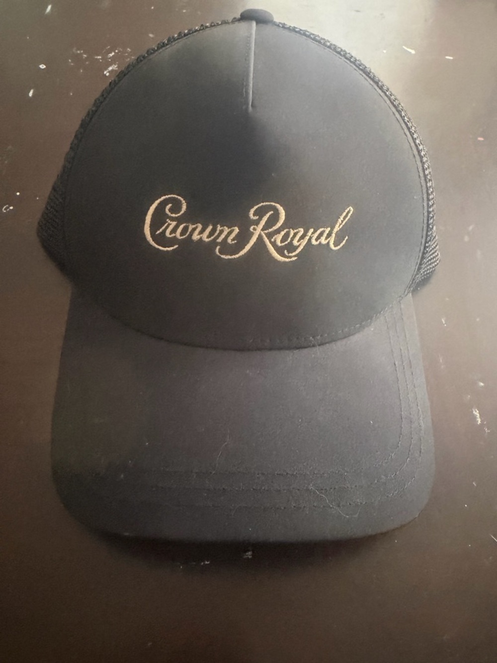 OGIO Black Mesh Performance Hat with Logo Tag